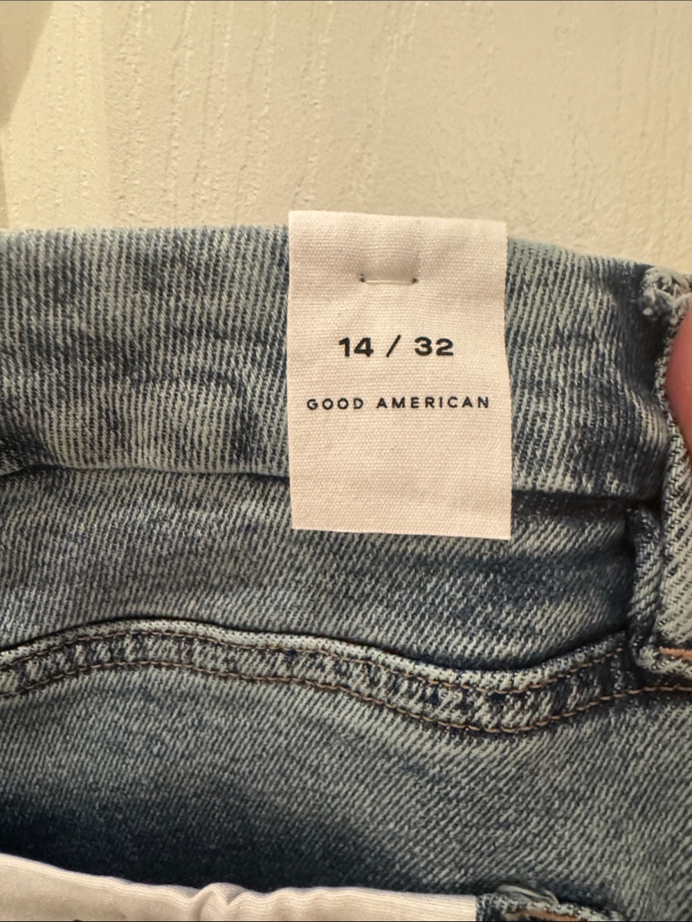 Good American Medium Wash Wide-Leg High-Rise Jeans - Picture 7 of 10